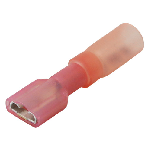 Pacer 22-18 AWG Heat Shrink Female Disconnect - 25 Pack TDE18-250FI-25