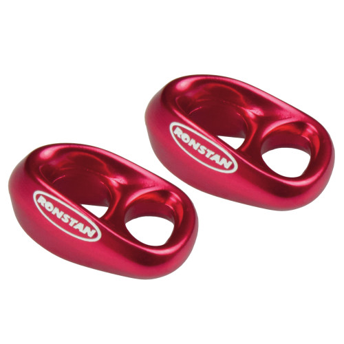 Ronstan Shock - 3/16" Line - 1/4" Webbing - Red - Pair RF8080R-2
