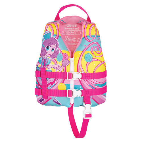 Full Throttle Water Buddies Life Vest - Child 30-50lbs - Princess 104300-105-001-17