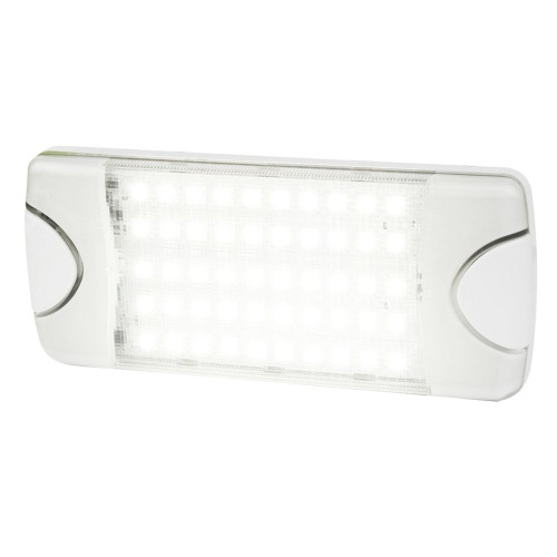 Hella Marine DuraLED 50 Low Profile Interior/Exterior Lamp - Wide White Spreader Beam 980629501