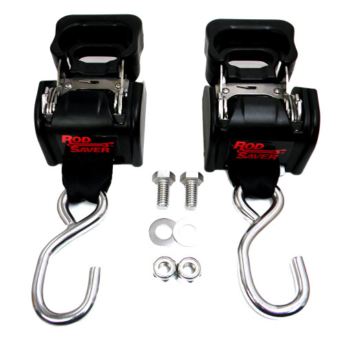 Rod Saver Stainless Steel Retractable Transom Tie-Down - 40" - Pair SSRT40