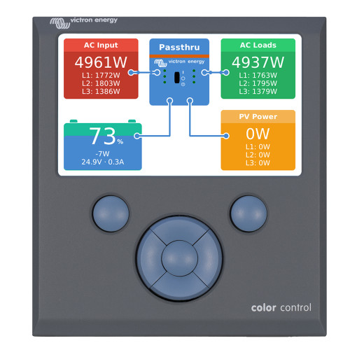 Victron Color Control GX Monitor - Button Control BPP010300100R