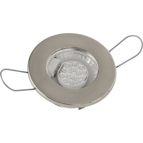 Sea-Dog LED Overhead Light - Brushed Finish - 60 Lumens - Clear Lens - Stamped 304 Stainless Steel 404230-3