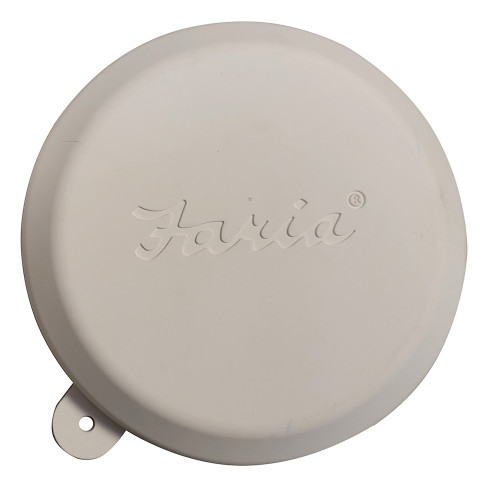 Faria 2" Gauge Weather Cover - White F91401