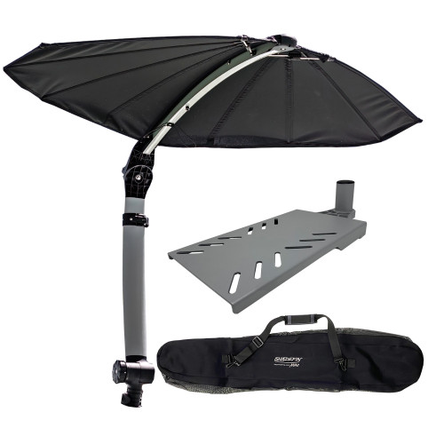 TACO ShadeFin Mini w/Black Fabric - Bag &amp; Swivel Seat Mount Kit T10-4000-4