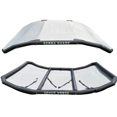 Sebba Shade 8 x 12 ft. Grey Sun Shade f/Boats 26'+ SS8X12GRY