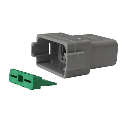 Pacer Deutsch DT Receptacle &amp; Wedge Lock Kit - 12 Position - 5 Pack TDT04-12P-5