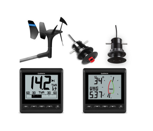 Garmin GNX Wired Sail Pack With 43MM Thru Hull Sensors 010-01248-60