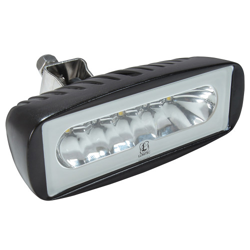 Lumitec Caprera2 - LED Flood Light - Black Finish - 2-Color White/Red Dimming 101218