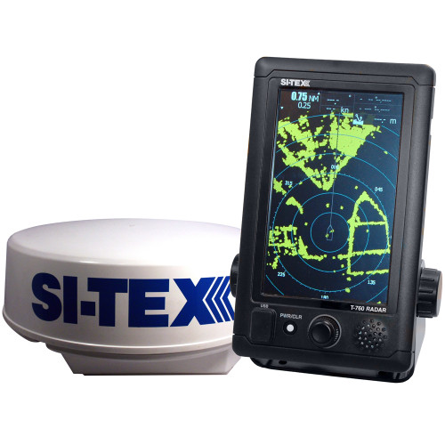 SI-TEX T-760 Compact Color Radar w/4kW 18" Dome - 7" Touchscreen T-760