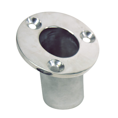 Whitecap Flush Mount Flag Pole Socket - Stainless Steel - 1-1/4" ID 6170
