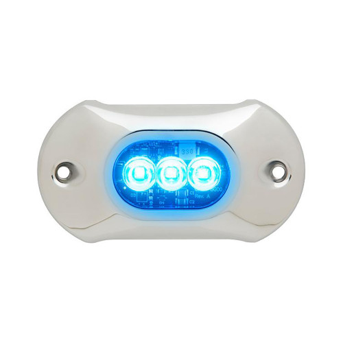 Attwood LightArmor HPX Underwater Light - 3 LED &amp; Blue 66UW03B-7