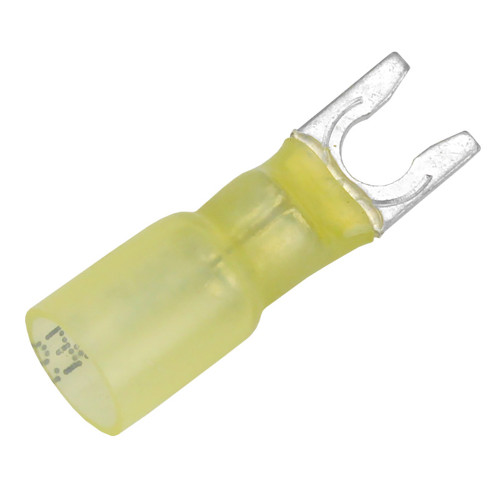 Pacer 12-10 AWG Heat Shrink Spade Terminal - #10 Stud Size - 3 Pack TE10-10SLF-3
