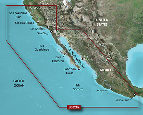 Garmin HXUS021R G3 Micro SD California - Mexico 010-C0722-20