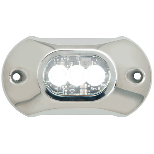 Attwood Light Armor Underwater LED Light - 3 LEDs - White 65UW03W-7