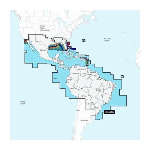Garmin NVSA004L Navionics+ Vision+ Mexico to Brazil microSD 010-C1285-00