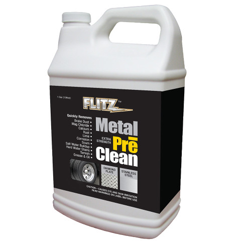Flitz Metal Pre-Clean - All Metals Including Stainless Steel - Gallon Refill AL 01710