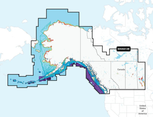 Garmin NVUS013R Navionics+ Vision+ Canada West & Alaska microSD 010-C1485-00