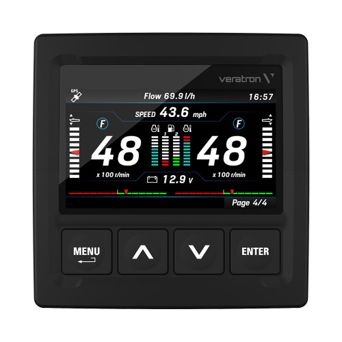 Veratron OceanLink&reg; 4.3" NMEA 2000&reg; Certified TFT Gateway - Black A2C1352150001