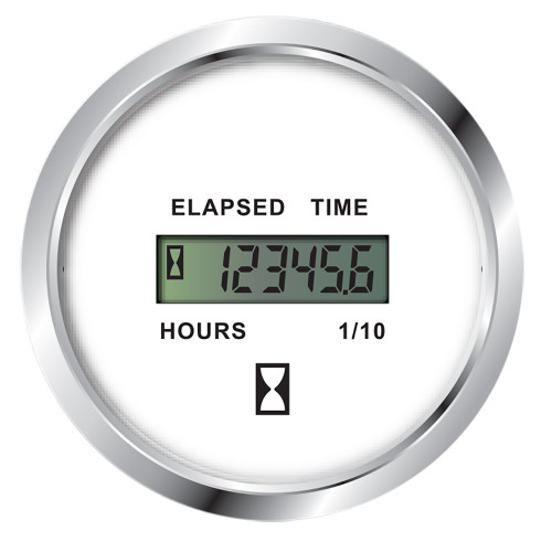 Faria Newport SS 2" Digital Hourmeter 25010