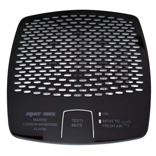 Fireboy-Xintex CO Alarm 12/24V DC w/Interconnect - Black CMD6-MDR-BR