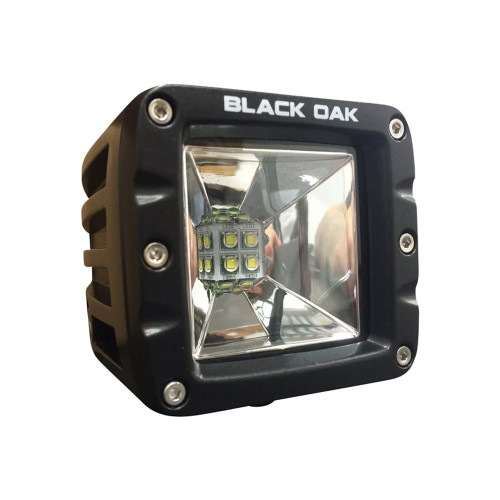 Black Oak 2" LED Light Pod - Scene Optics - Black Housing - Pro Series 3.0 2SL-POD10CR
