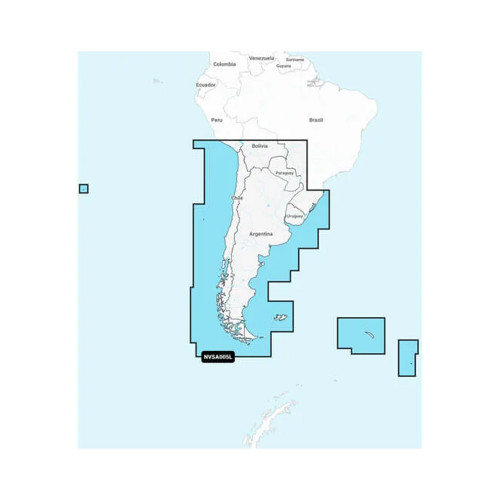 Garmin Navionics Vision+&trade; NVSA005L - Chile, Argentina &amp; Easter Island - Marine Charts 010-C1286-00