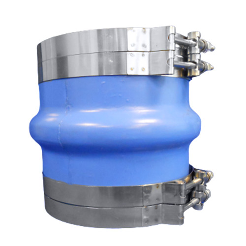 Trident Marine 8" ID Blue Silicone Molded Wet Exhaust Hump w/4 T-Bolt Clamp 270V8000-S/S