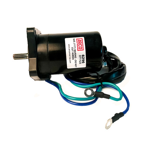 ARCO Marine Original Equipment Quality Replacement Yamaha Tilt Trim Motor - 2000-2019 T25 Series Engines 6296