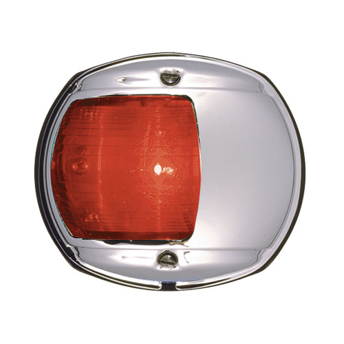Perko LED Side Light - Red - 12V - Chrome Plated Housing 0170MP0DP3