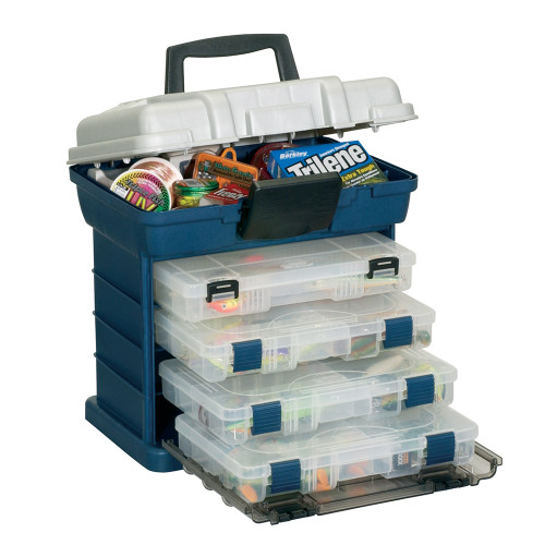 Plano 4-BY&trade; 3600 StowAway&reg; Rack System - Blue/Silver 136400
