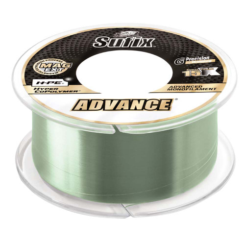 Sufix Advance&reg; Monofilament - 17lb - Low-Vis Green - 330 yds 604-117G