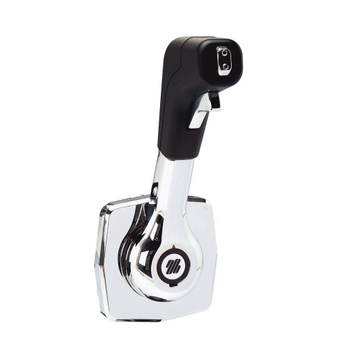 Uflex Single Lever Side Mount Control - Black/Chrome B310B