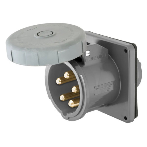 Hubbell M5100B7R 100A 480V 5W Shore Power Inlet M5100B7R