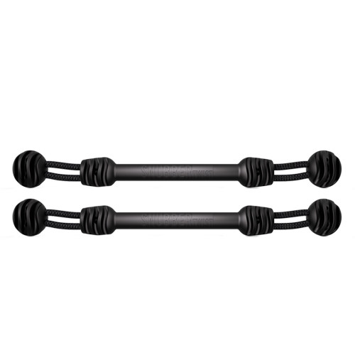 Snubber TWIST - Tar Black - Pair S51112