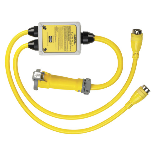 Hubbell YQ100 Plus Y Adapter 100A 125/250 - 2 50A 125/250 YQ100PLUS