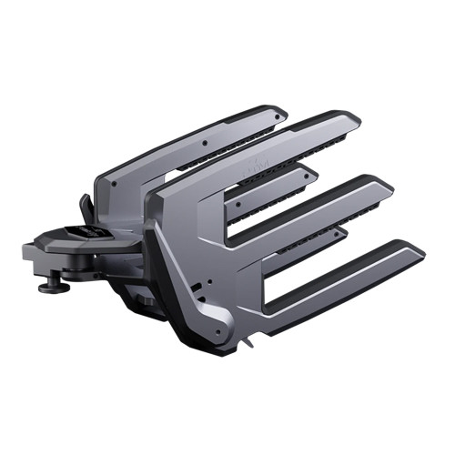 PTM Edge ClampForce 3.0 Clamping Wake Board Rack - Pair - Grey P13491-9010TEBGR