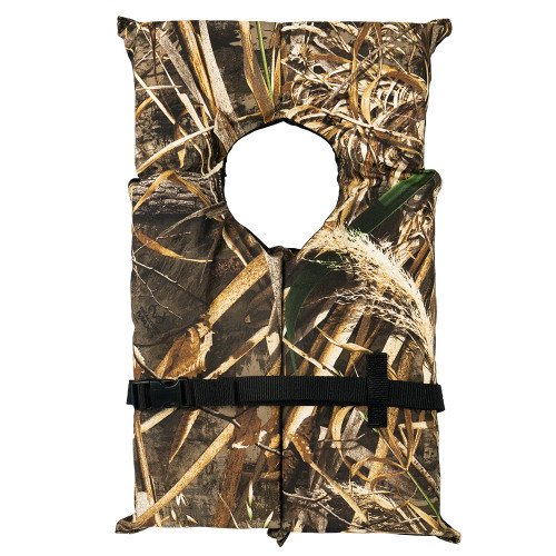 Bluestorm Type II Adult Universal Foam Life Jacket - MAX5 Camo BS-T2-24-MAX-U