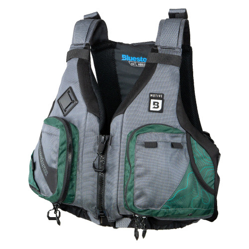 Bluestorm Motive Kayak Fishing Vest - Hunter Green - L/XL BS-248-HNT-L/XL