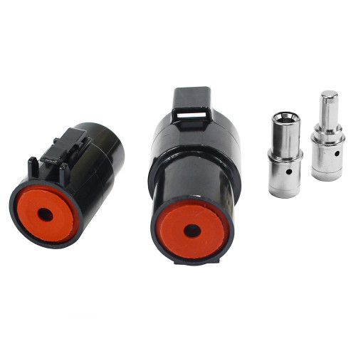Pacer Deutsch 6 AWG DTHD Power Plug &amp; Receptacle w/Pin &amp; Socket TDTHD-1-4KT