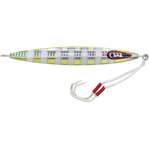 Williamson Kensaki 220 Jig - 6.75" - 7-3/4oz - Chartreuse Blink KSJX220CB