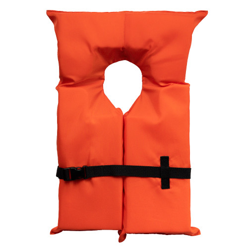 Bluestorm Type II Adult Oversize Foam Life Jacket - Orange BS-T2-ORG-O
