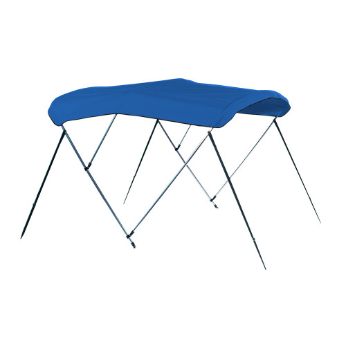 Carver 3 Bow 4681U Bimini Top with Boot - Pacific Blue Acrylic A4681UB-04