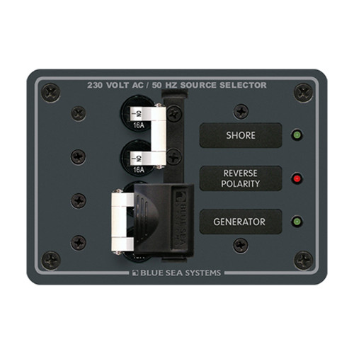 Blue Sea 8132 AC Toggle Source Selector (230V) - 2 Sources 8132