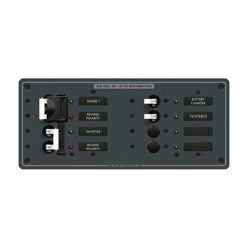 Blue Sea 8599 AC Toggle Source Selector (230V) - 2 Sources + 4 Positions 8599