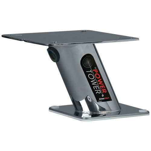 Scanstrut SPT1002 - Stainless Steel PowerTower&reg; Radar Mount - 6" Aft Leaning SPT1002