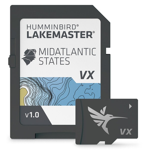 Humminbird Lakemaster VX Mid-Atlantic States microSD 601004-1