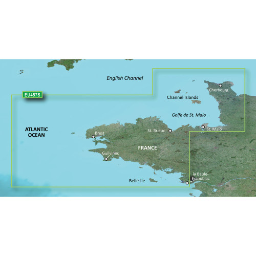 Garmin BlueChart&reg; g3 Vision&reg; HD - VEU457S - Bretagne - microSD&trade;/SD&trade; 010-C0801-00