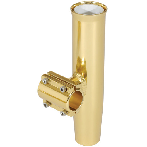 Lee's Clamp-On Rod Holder - Gold Aluminum - Horizontal Mount - Fits 1.900" O.D. Pipe RA5204GL