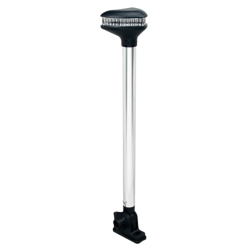 Perko Stealth Series - L.E.D. Fold Down White All-Round Light - Vertical Mount - 13-3/8" 1639DP0CHR